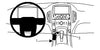 ProClip Fahrzeughalter 854663 - Mittelbefestigung - Chevrolet Volt 11-15, Opel Ampera 11-15