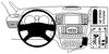 ProClip Fahrzeughalter 854709 - Winkelbefestigung - Mercedes Benz GL-Klasse 13-19, Mercedes Benz M-Klasse/ML 12-15, Mercedes Benz GLE-Klasse 16-19
