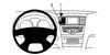 ProClip Fahrzeughalter 854772 - Mittelbefestigung - Infiniti JX 12-13, Infiniti QX60 14-21