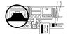 ProClip Fahrzeughalter 854789 - Winkelbefestigung - Mitsubishi Fuso Canter 10-17, Fuso Canter 10-19
