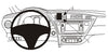 ProClip Fahrzeughalter 854869 - Mittelbefestigung - Toyota Auris Full Hybrid 13-15, Toyota Auris 13-15