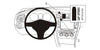 ProClip Fahrzeughalter 854889 - Mittelbefestigung - Volkswagen Golf VII Variant 13-20, Volkswagen Golf VII 13-20, Volkswagen Golf Alltrack 17-20