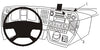 ProClip Fahrzeughalter 854900 - Mittelbefestigung - Mercedes Benz Arocs 14-19, Mercedes Benz Antos 13-19, Mercedes Benz Actros 4 13-19