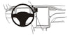 ProClip Fahrzeughalter 854921 - Mittelbefestigung - Tesla Model X 16-20, Tesla Model S 13-20