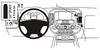 ProClip Fahrzeughalter 854961 - Winkelbefestigung - GMC Sierra 1500 Series 14-18, Chevrolet Silverado 1500 Series 14-18, Chevrolet Silverado 2500/3500 Series 15-19 und weitere