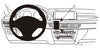 ProClip Fahrzeughalter 854979 - Mittelbefestigung - BMW X6 15-19, BMW X5 14-18