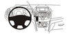 ProClip Fahrzeughalter 854989 - Mittelbefestigung- NICHT für Sony Audiosystem - Ford Tourneo Connect 14-18, Ford Transit Connect 14-18