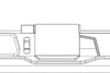 ProClip Fahrzeughalter 856175 - Mittelbefestigung - MAN TGE 25-25, Volkswagen Crafter 25-25
