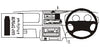 ProClip Fahrzeughalter für Rechtslenker 652631 - Mittelbefestigung - Suzuki Wagon 98-00